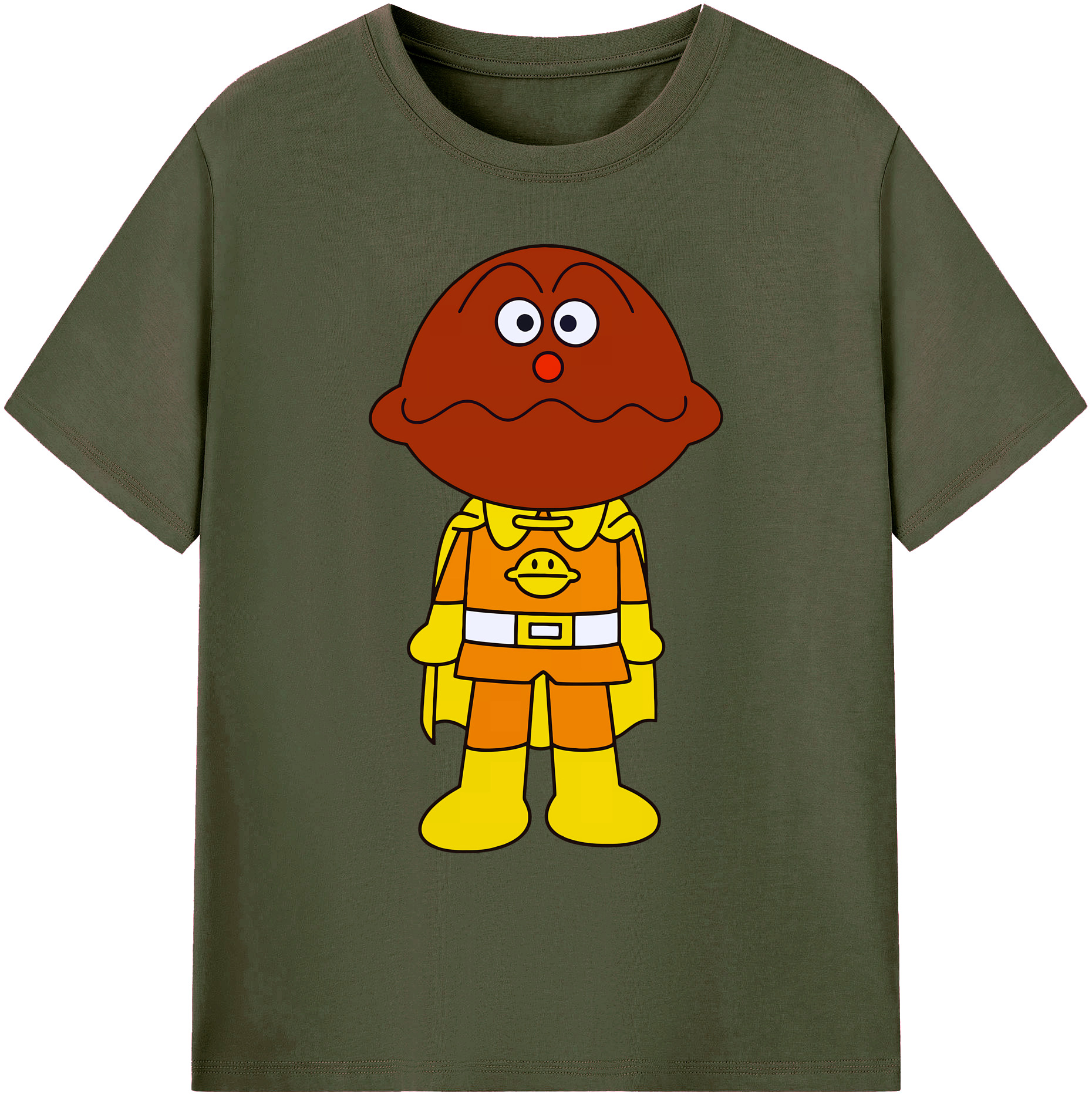 （画像用） アンパンマン Anpanman 綿100％ メンズ半袖Tシャツ｜肌触りやわらか＆通気性